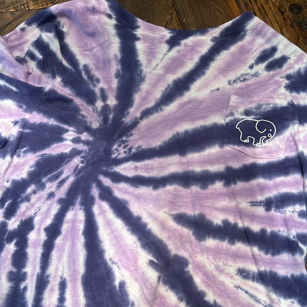 Ivory Ella Long Sleeve Tie Dye Shirt